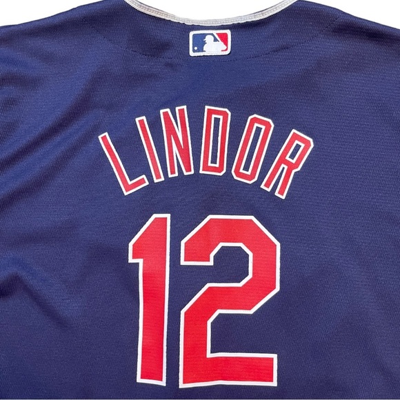 Indians Lindor #12 Jersey - Picture 5 of 7